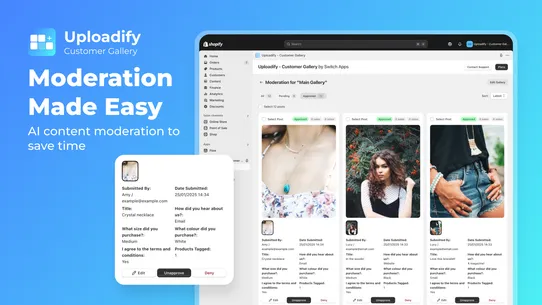 Uploadify ‑ Customer Gallery screenshot