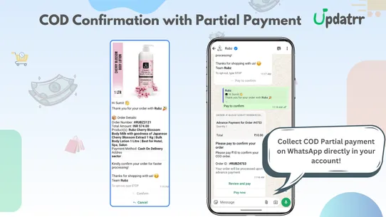 Updatrr WhatsApp Notifications screenshot