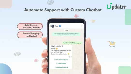 Updatrr WhatsApp Notifications screenshot