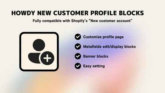 Howdy New Customer Profile screenshot