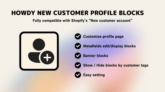 Howdy New Customer Profile screenshot