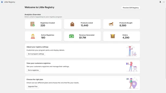 Little Registry: Gift Registry screenshot