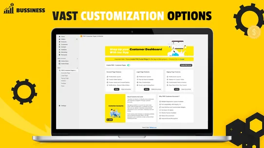 PWC: Customer Accounts &amp; Pages screenshot