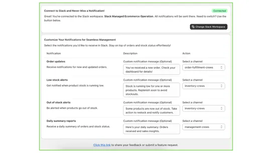 TW ‑ Notify team on Slack screenshot