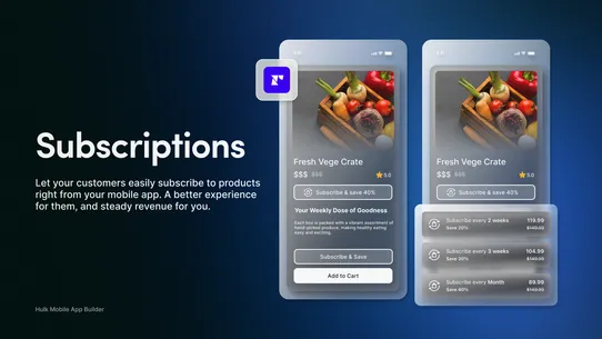 Hulk Mobile App Builder screenshot