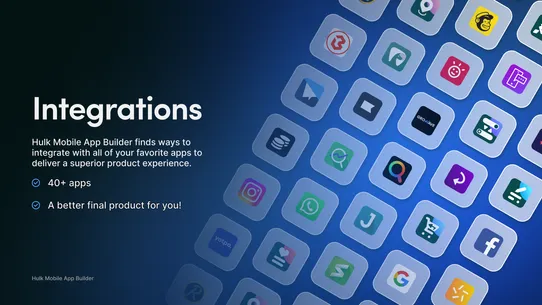 Hulk Mobile App Builder screenshot