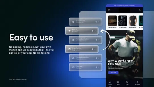 Hulk Mobile App Builder screenshot