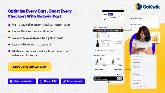 GoKwik Cart‑Slide Cart Drawer screenshot