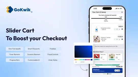 GoKwik Cart‑Slide Cart Drawer screenshot