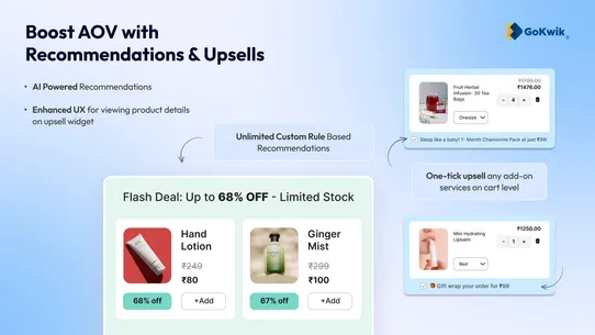 GoKwik Cart‑Slide Cart Drawer screenshot