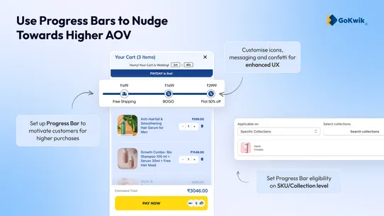 GoKwik Cart‑Slide Cart Drawer screenshot