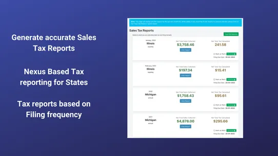 Tax Rex ‑ Sales Tax Automation screenshot