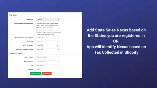 Tax Rex ‑ Sales Tax Automation screenshot