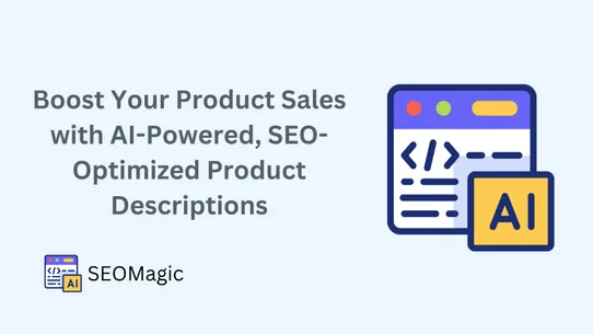 Product Descriptions: SEOMagic screenshot