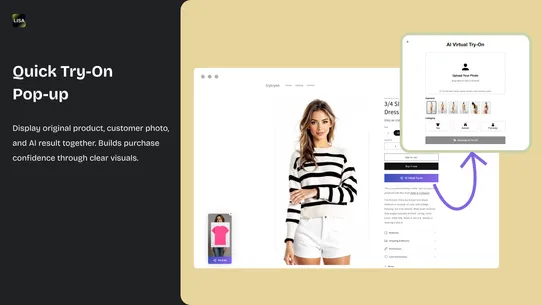 LISA ‑ AI Virtual Try‑On screenshot