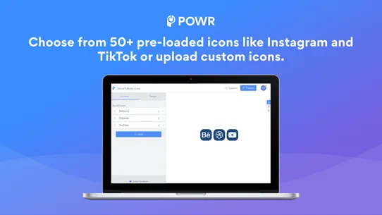 POWR: Social Media Icons Bar screenshot