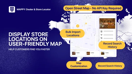 MAPPY: Store Locator &amp; Maps screenshot