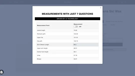 Mirrorsize QuickMeasure screenshot