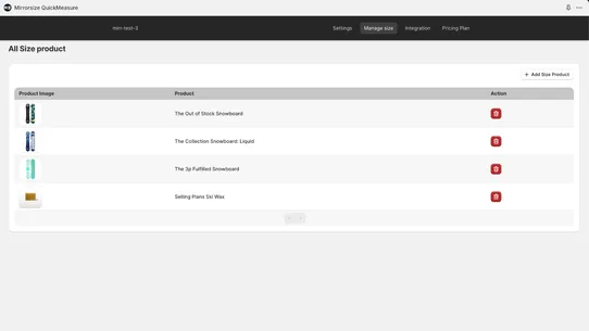 Mirrorsize QuickMeasure screenshot