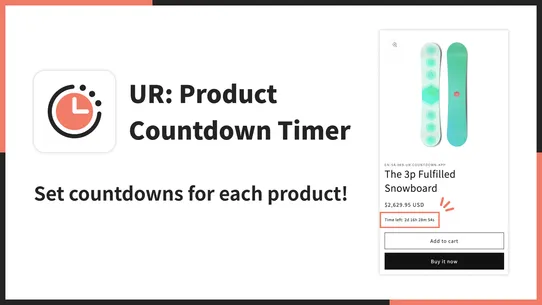 UR: Product Countdown Timer screenshot