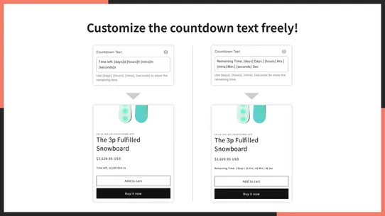 UR: Product Countdown Timer screenshot