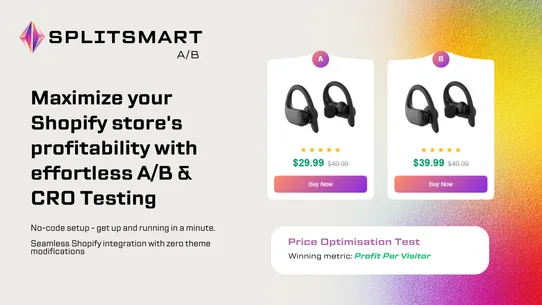 SplitSmart: A/B Testing &amp; CRO screenshot