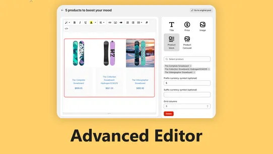 Eleanorsoft: Products In Blog screenshot