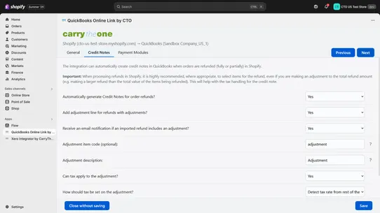 QuickBooks Link by CarryTheOne screenshot