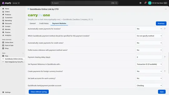 QuickBooks Link by CarryTheOne screenshot