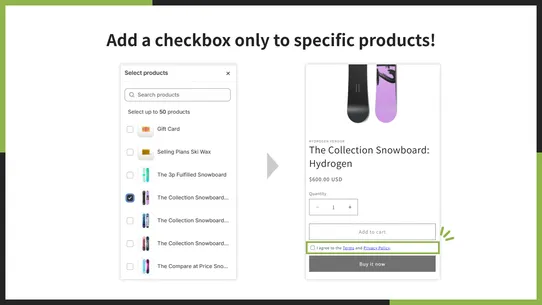 UR: Checkbox | Agree Terms screenshot