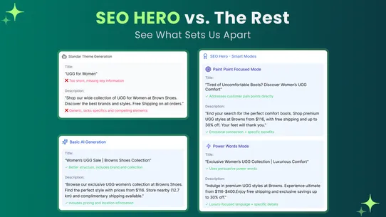 SEO HERO AI Meta Tag Generator screenshot
