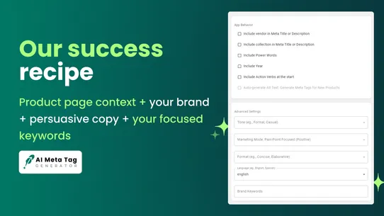 SEO HERO AI Meta Tag Generator screenshot
