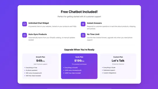 Shopbot: Never Miss A Call screenshot