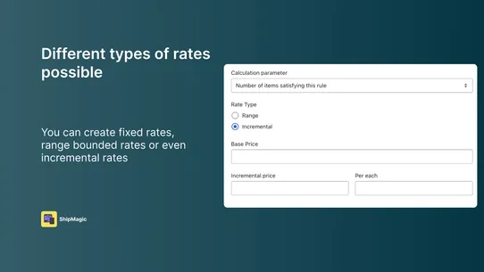 Shipping calculator: ShipMagic screenshot