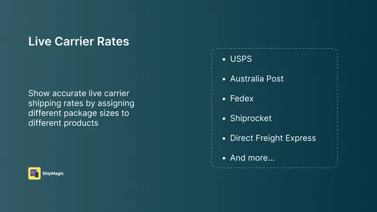 Shipping calculator: ShipMagic screenshot