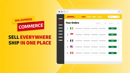 DHL Express Commerce screenshot