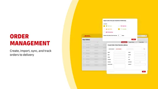 DHL Express Commerce screenshot