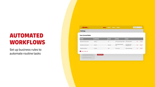 DHL Express Commerce screenshot