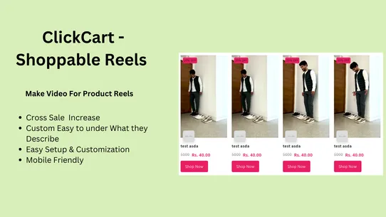 ZynClick ‑ Shoppable Reels screenshot