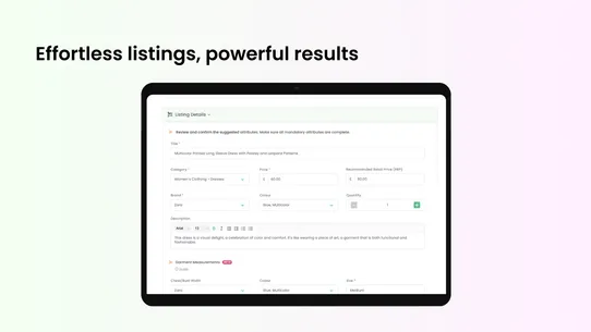 Thriftify: AI Listing screenshot