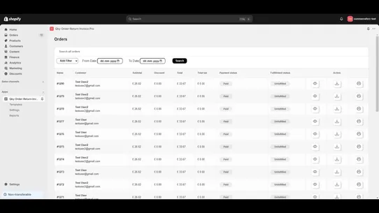 Qky Order‑Return Invoice Pro screenshot