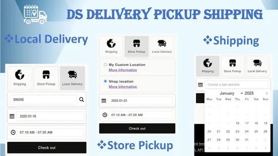 DS Delivery Pickup Shipping screenshot