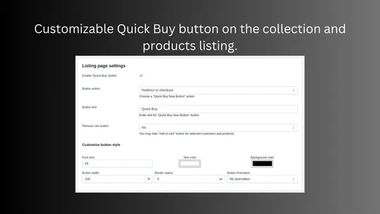 Enhancia: Quick Buy Now Button screenshot