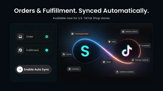 EcomSend TikTok Shop Connector screenshot