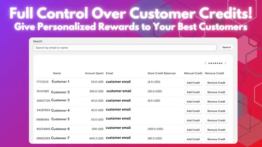 RefUp Credit Referral Program screenshot