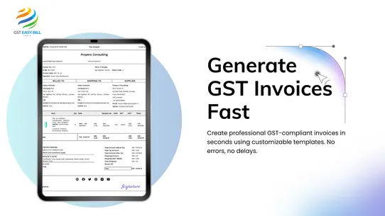 GST Easy Bill India screenshot