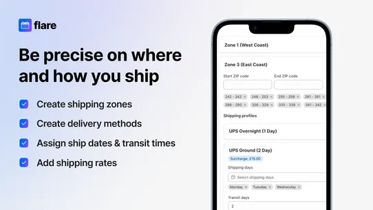 Flare: Delivery Date Picker screenshot