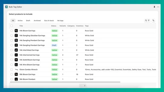 QuantumTagger: Bulk Tag Editor screenshot