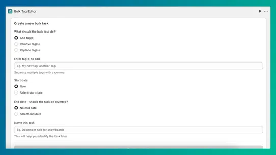 QuantumTagger: Bulk Tag Editor screenshot