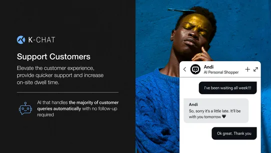 K‑Chat AI Chatbot for Fashion screenshot